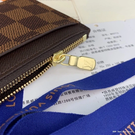 Aaa replica bags LOUIS HOLDER COIN VUITTON CARD 0730